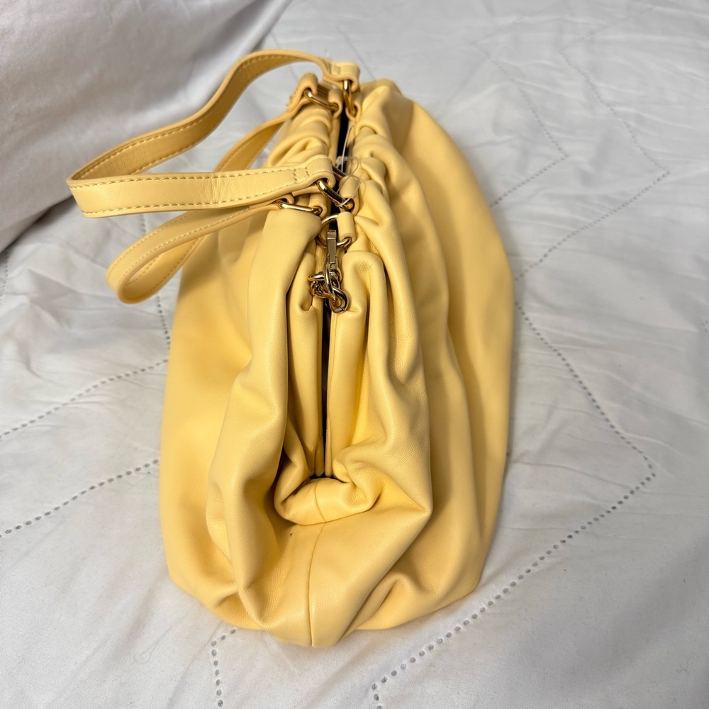 INC Pastel Yellow Frame Shoulder Bag – Chain Strap, NWT